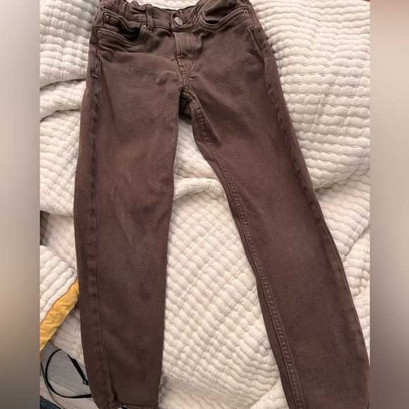Zara brown jeans 9 - Picture 1 of 3